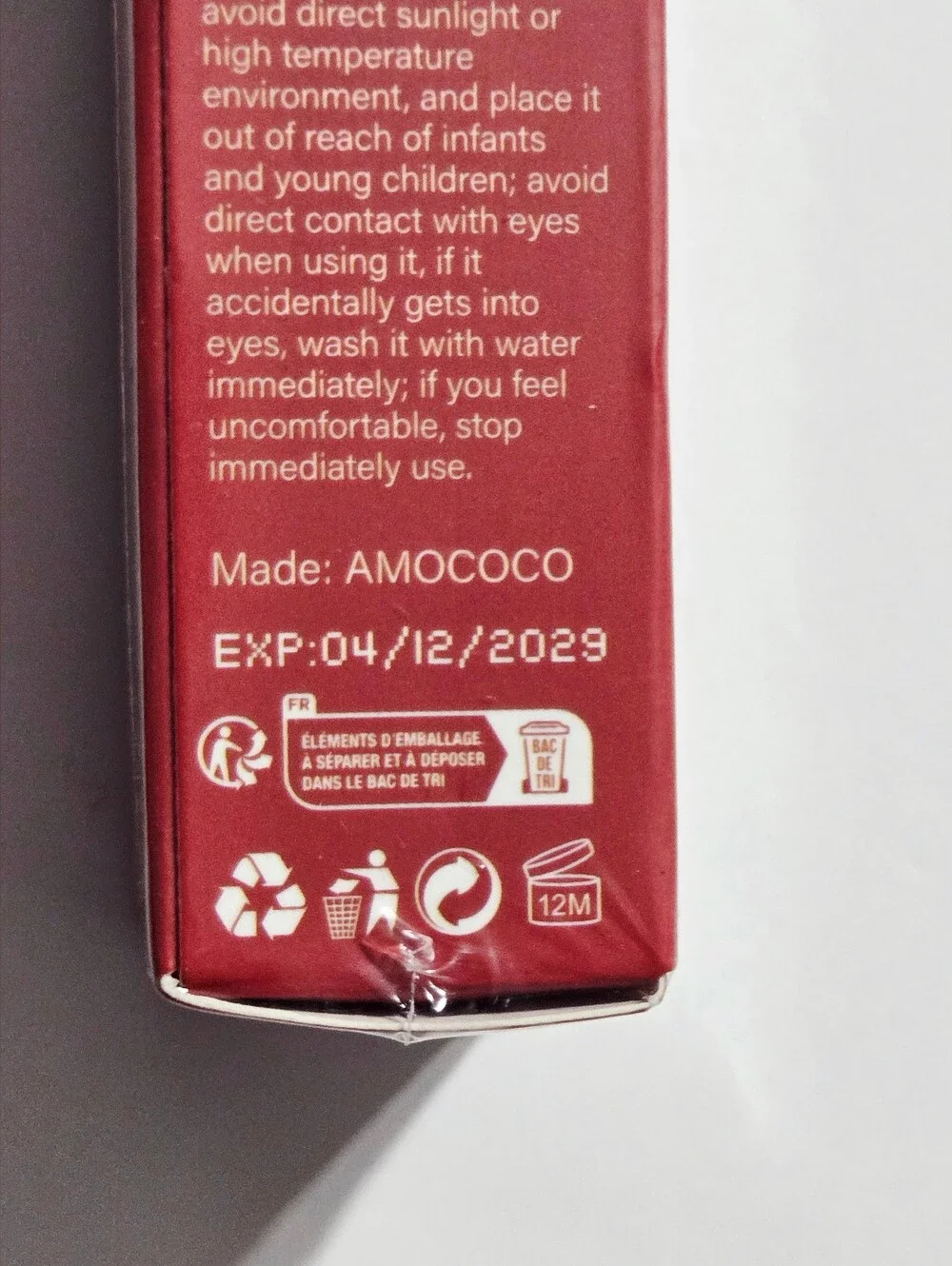 Amococo Peptide Lip Gloss Lip Butter Balm #06 Cocoa Tint 15g New Sealed